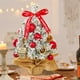 thumbnail image 5 of Mini árbol de Navidad artificial con luces LED | Árbol de Navidad de mesa de 45 cm para escritorio de casa y oficina | Incluye adornos y guirnalda de luces a pilas, 5 of 7