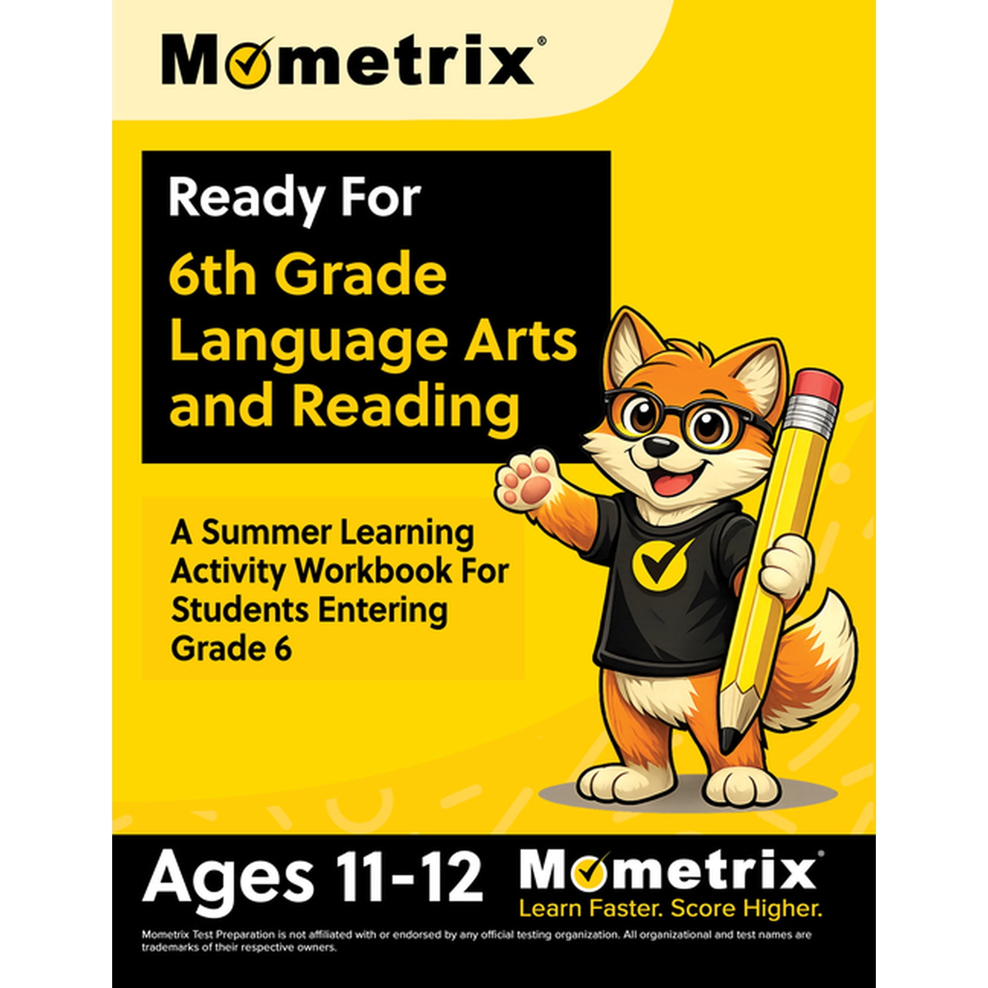 Ready For 6th Grade Language Arts and Reading: A Summer Learning Activity Workbook For Students Entering Grade 6 [Ages 1, (Paperback)