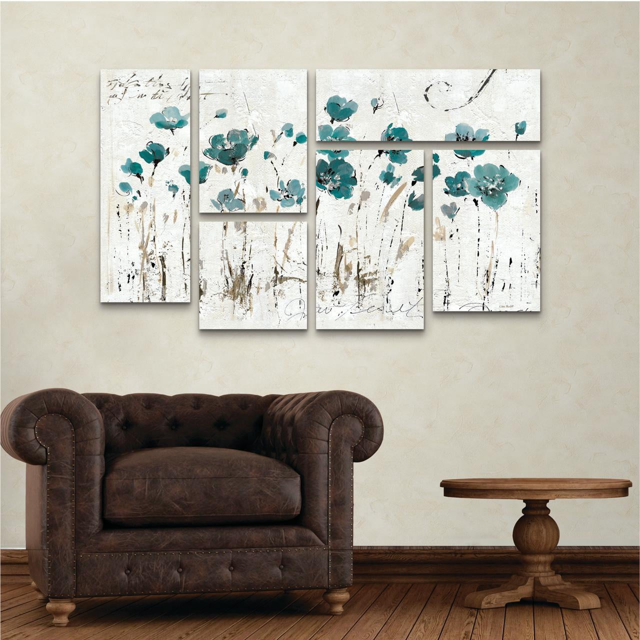 Trademark Fine Art 'Abstract Balance VI Blue' Canvas Art by Lisa Audit