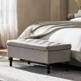 thumbnail image 4 of Tufted Top Design | Storage Ottoman for Bedroom Use | Creates a Cozy Atmosphere, 4 of 7