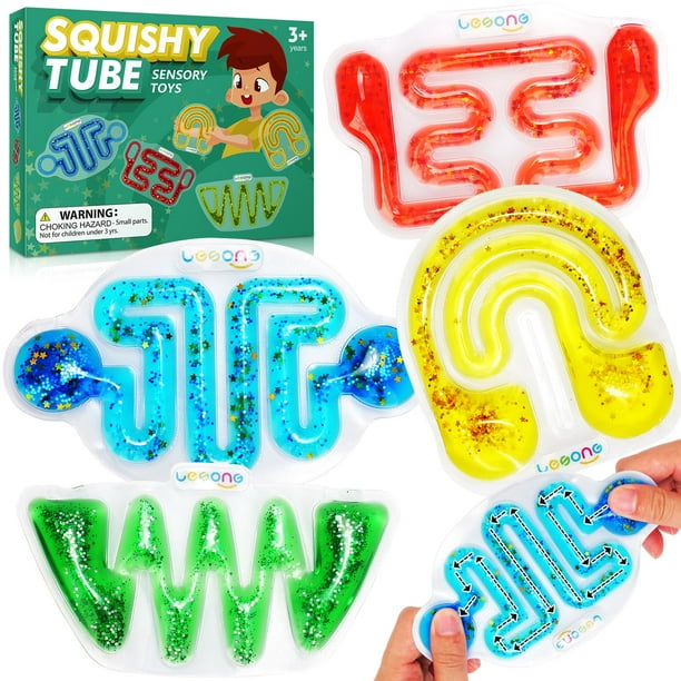 Squishy Sensory Fidget Toys LESONG Tubes sensoriales para niños