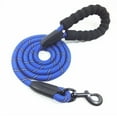 thumbnail image 1 of CACAGOO 5ft Reflective Dog Leash Strong Dog Leash with Comfortable Padded Handle Traction Rolled Dog Leads -Slip Handle Dog Leash Rope for Large and Medium Pets, 1 of 7