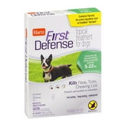 HARTZ FIRST DEFENSE TOPICAL TREATMENT FOR DOGS 5-22 LBS