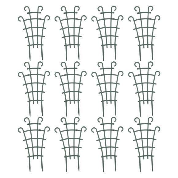 Guardoinrt 12x Croissance des Plantes avec Fixations pour Plantes Treillis d'Escalade pour Plantes de Jardin Croissance des Plantes Saine Facile comme Montré 1 Ensemble