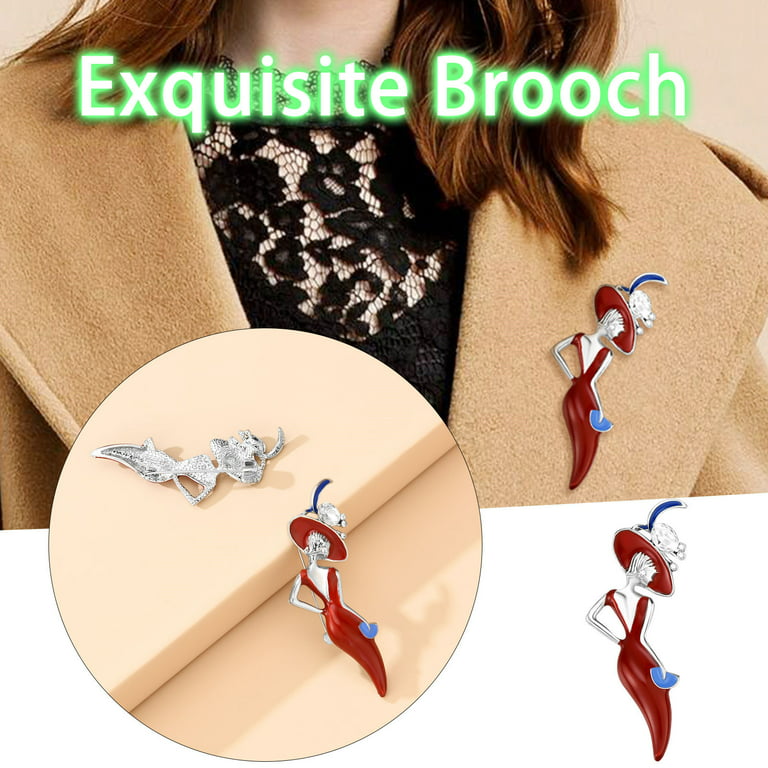 brooch pins for women fashion， Fashion Casual Occident Fashion Jewelry  Luxurious Woman Brooch 
