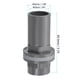 thumbnail image 2 of Adaptador de conector de tubo recto de ajuste de tanque de agua de PVC ID de 3/4" Uxcell, gris 1, 2 of 6