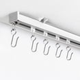 thumbnail image 3 of Ceiling Curtain Track System with Wall Mount  Silent Curtain Rail for Room Divider with Three Types of Hooks  -, 3 of 3