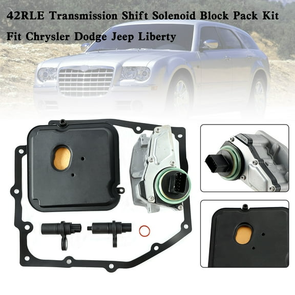 Restored 42RLE Transmission Shift Solenoid Block Pack Kit For Chrysler 300 (Refurbished)