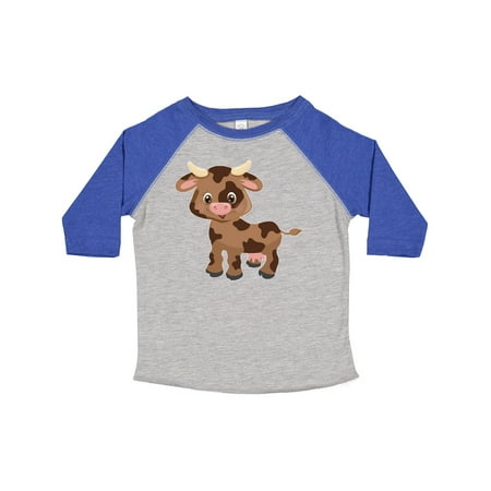 

Inktastic Cute Brown Cow with Brown Spots Gift Toddler Boy or Toddler Girl T-Shirt