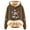 Bronze-m, variant on Christmas Heavyweight Hoodies for Women 2025 Long Sleeve Highland Cow Western Hooded Sweatshirt Pullover Tops