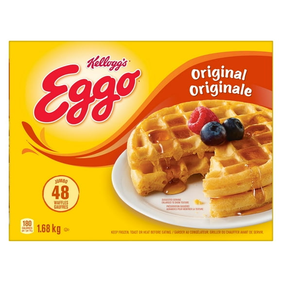 EGGO Original Waffles, 1.68kg (48 waffles), 1.68kg, 48 waffles