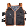thumbnail image 4 of Work Vest for Men Chest Tools Vest Utility Chest Pack Drill Holder Lightweight universal tools Vest Electrician Carpenter Vest for Home, 4 of 9
