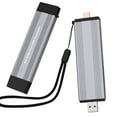 thumbnail image 4 of Dalazy Dual USB Interface Drive Container Enclosure Adapter External Connection High Speed Cable Solid Hard Box With Lanyard, 4 of 6