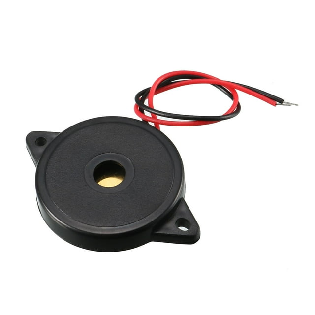 5 Pcs DC 1-30V 80dB Sonido Electrónico Zumbador Pasivo Alarma Negro 30 x 5mm