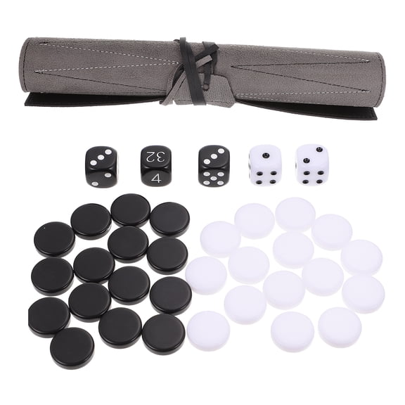 FESTFENDS Portable Chessboard PU Material for Home Use Black Durable and Foldable Game Accessory 29.5x29.5 Inches