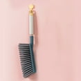 thumbnail image 3 of Soft Bristle Bed Sheet Cleaning Brush with Long Handle for Furniture, Sofa, Desk, and Quilt Debris Hair Remover in Pink, Yellow, or Green, 3 of 6