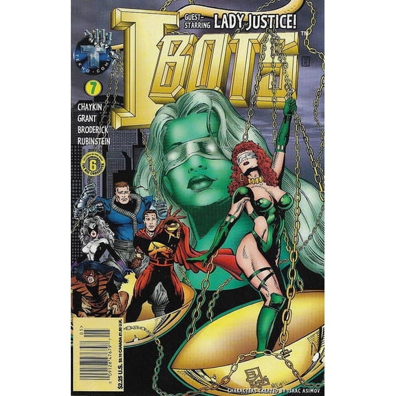 I•Bots (Isaac Asimov's , 1st Series) #7 (Newsstand) VF ; Tekno Comic Book