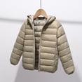 thumbnail image 2 of Puffer Jacket Kids Boys Winter Coats Kids Boy Girl Winter Hooded Puffer Jackets Coats Light Weight Padded Outerwear, 2 of 9