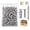 Sliver, variant on Wood Screw Hole Repair Anchor Kit, 6×14mm Short Expansion Screw Set with 6mm Drill Bit for Stripped Screw Holes, Cabinet Door Hinge Repair, Loose Furniture Fixings