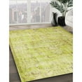thumbnail image 3 of Ahgly Company Machine Washable Indoor Square Traditional Yellow Area Rugs, 4' Square, 3 of 7