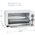 thumbnail image 3 of Elite Gourmet ETO-224 2-Slice Toaster Oven with Broiler & Timer, 3 of 11