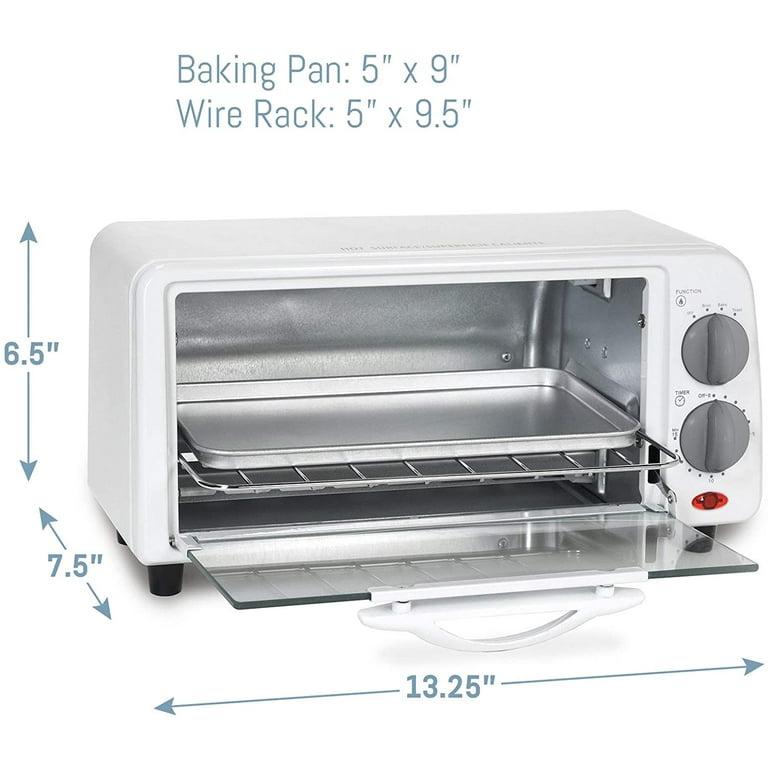 Elite Gourmet 2-Slice Toaster Oven with Timer - 20507266