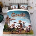 thumbnail image 4 of Gigantes de la Mancha Conjunto de sábanas temático, trío de piezas, cómodo y amigable con la piel, diseño único, regalo de decoración para el hogar para familiares, amigos y fans,173cm *218cm, 4 of 6