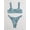 Dark Green Leopard, variant on Women'S Boho Triangle Thong Bikini Sets Cheetah Bathing Suit Swimsuits Black S