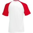 thumbnail image 2 of Fruit Of The Loom Mens Short Sleeve Baseball T-Shirt, 2 of 3