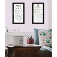 thumbnail image 2 of Eye Charts by Marla Rae Framed Print Wall Art Wood Multi-Color, 2 of 3