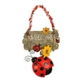 thumbnail image 2 of Resin Ladybug Welcome Decor Hanging Sign for Garden Easter Front Open, 2 of 8