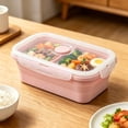 Collapsible Silicone Food Containers with Lids, Microwave Freezer Safe ...