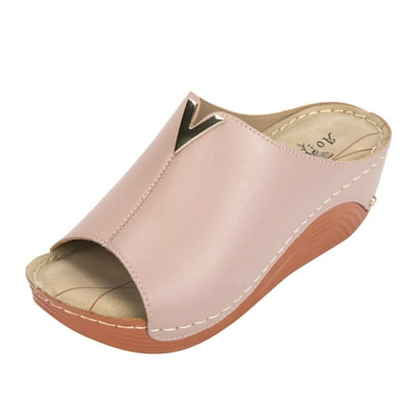 

ZAROYEAX High Grade Products Ladies Fashion Casual Sandals Lady Platform Wedge Sandals Fashion Shoes