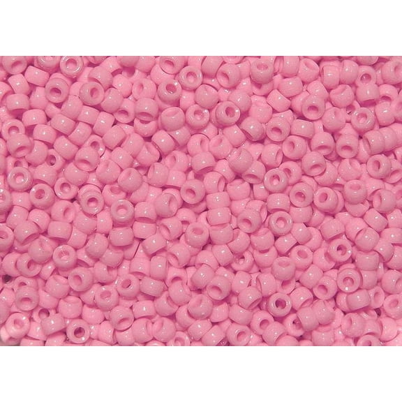 JOLLY STORE Crafts Opaque Pink 7x4mm Mini Pony Beads, 1000pcs