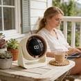 thumbnail image 6 of SHENGXINY Desk Fan Turbine Digital Display Clip On Desktop Fan Usb Rechargeable High Power Quiet Portable Cooling Fan for Office Household Indoor Use, 6 of 9