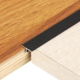 thumbnail image 1 of 2.9Ft x 0.47" T-Molding Floor Transition Strips, Flat Divider Strip, Black, 1 of 6
