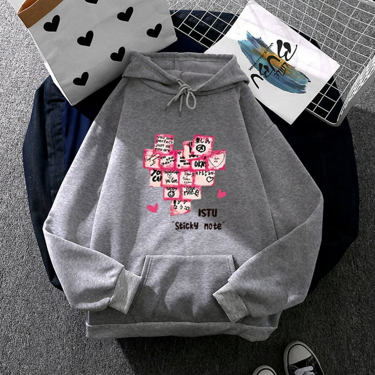 Womens Sweatshirt Hoodies Casual Winter Fall Long Sleeve Cute