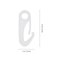 thumbnail image 2 of BESTOYARD 5Pcs Outdoor Nylon Flagpole Buckle White Flappole Hook Attachment Quiet Use, 2 of 6