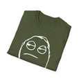 thumbnail image 5 of Meh Face, Gildan Unisex Softstyle T-Shirt, Funny Meme Graphic Tee, S-3XL, 5 of 5