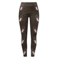 thumbnail image 4 of MKLEKYY Leggings con estampado de Pascua para mujer, leggings de ejercicio para fitness y levantamiento de pesas, pantalones de yoga, 4 of 4