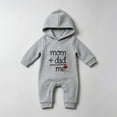 thumbnail image 2 of CAUYDY Preemie Boys Sleepers Baby Clothing Fall Winter Newborn Long Sleeve Romper Infant Boy Soft Pajamas Toddler Loungewear 0 3 6 9 Months 1T 2T Grey for Sizes 12-18 Months, 2 of 9