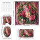 thumbnail image 3 of Accesorios de baño Cortina de ducha de San Valentín con lazo Impresión digital en tinta rosa Cortina divisoria impermeable para baño Conjunto de baño de poliéster, 3 of 6