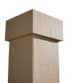 thumbnail image 3 of Ekena Millwork 8"W x 16'H Rough Cedar Endurathane Faux Wood Non-Tapered Square Column Wrap w/ Standard Capital & Base, 3 of 16