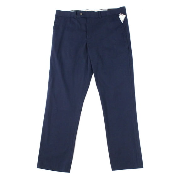 Tasso Elba NEW Navy Blue Mens Size 46X34 Big Khakis Chinos Pants