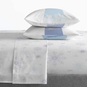 Disney Frozen Elsa Color Block 7 Piece Full Size Kids Bed Set with Shams