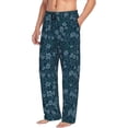thumbnail image 6 of Naloa Rose Flowers Pajama Pants Men, PJ Bottoms, Sleep & Lounge Pants-X-Large, 6 of 6