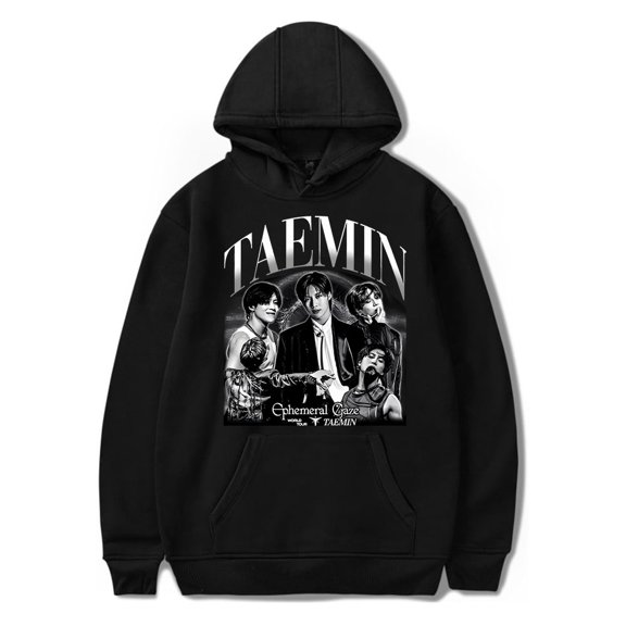 XUANXIAOJIANG Taemin Ephemeral Hoodies, pop singers, casual long sleeved hooded sportswear, street wear