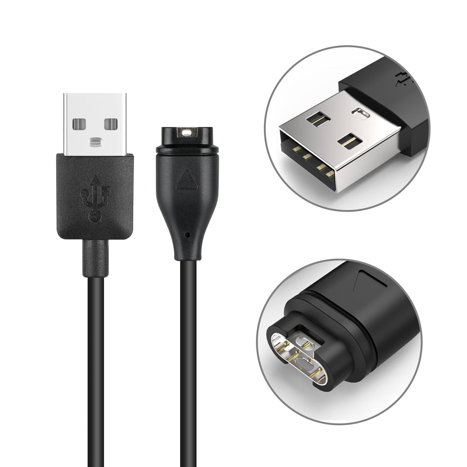 Replacement for Garmin Charger Cable USB Charging Cable Cord Compatible for Garmin Vivoactive 3 Fenix 5 5S 5X Forerunner 935 Smart Watch Walmart