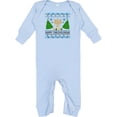 thumbnail image 2 of Inktastic Happy Chrismukkah Sweater Style with Menorah and Trees Baby Romper Coveralls, 2 of 4