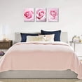 thumbnail image 3 of Girls Bedroom Decor Light Pink Rose Wall Art Room Decorations Flower Canvas Art Wall Decor Teenage Girls Room Decor Gallery Wrapped Artwork for Walls Floral Wall Pictures for Bathroom 12x16inch x3pcs, 3 of 6